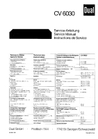 Dual CV-6030-Service-Manual 